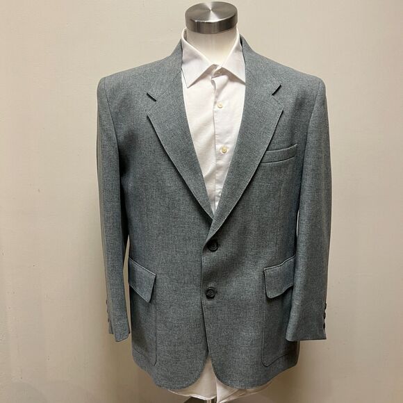 Levi's Other - Levi’s VTG 70s Action Suit Blazer Suit Jacket Sta-Prest Heathered Gray Mens 44S